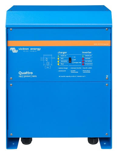 Menič/nabíjač Quattro 24V/5000VA/120A-100A/100A