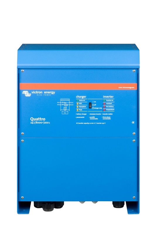 Menič/nabíjač Quattro 24V/8000VA/200A-100A/100A