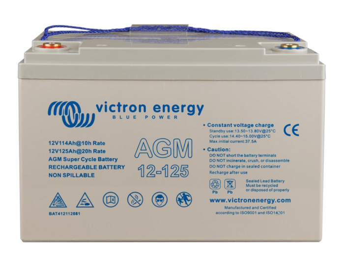 Solárna batéria Victron Energy AGM Super Cycle 125Ah